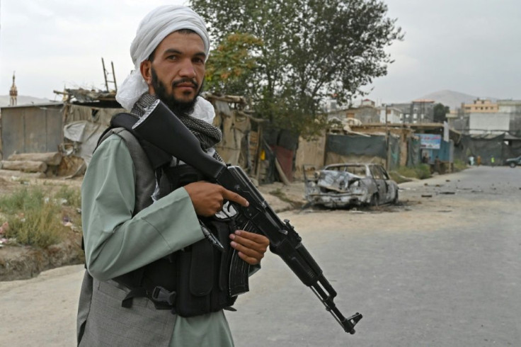 A Taliban fighter in Kabul