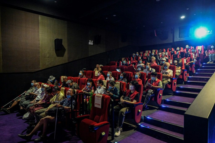 Dozens of blind moviegoers come to Saturday screenings organised by Xin Mu Theater