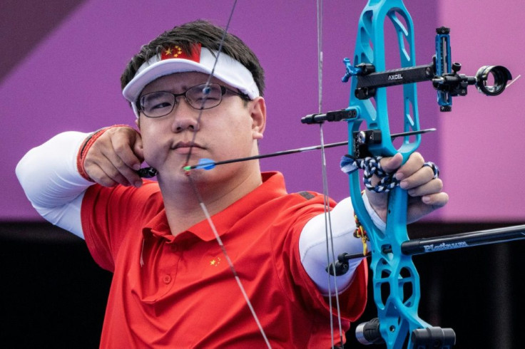 China's He Zihao set a Paralympics record in winning compound open archery gold on Tuesday