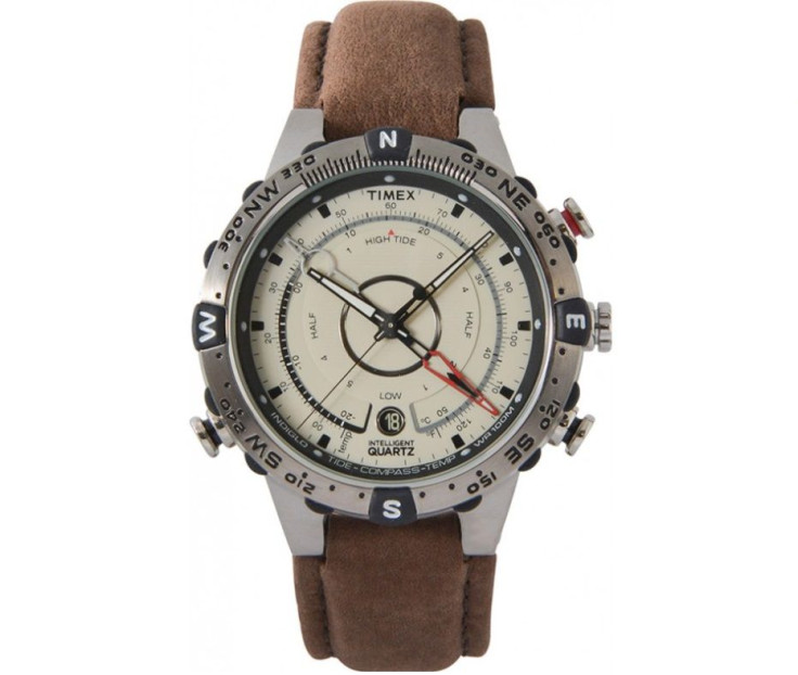 Timex Mens Natural Brown Tide Temp Compass Watch T2N721