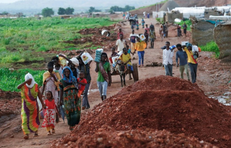 Thousands have fled the conflict into neighbouring Sudan