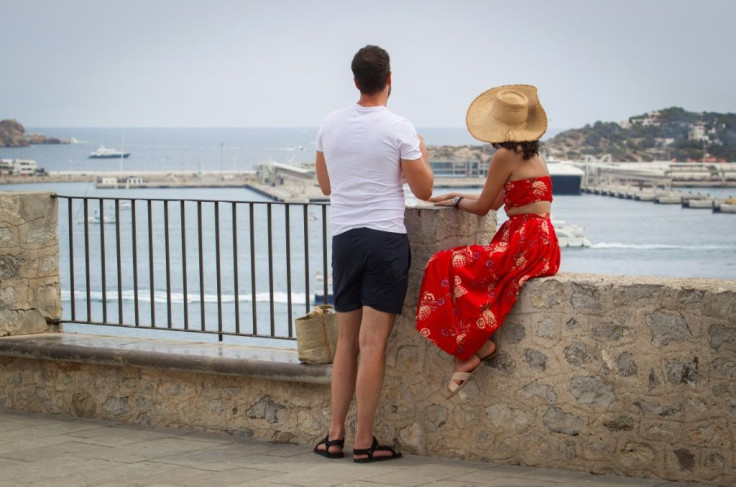 In the first seven months of 2021, 9.8 million tourists arrived in Spain compared with 47.9 million in the same period in 2019.