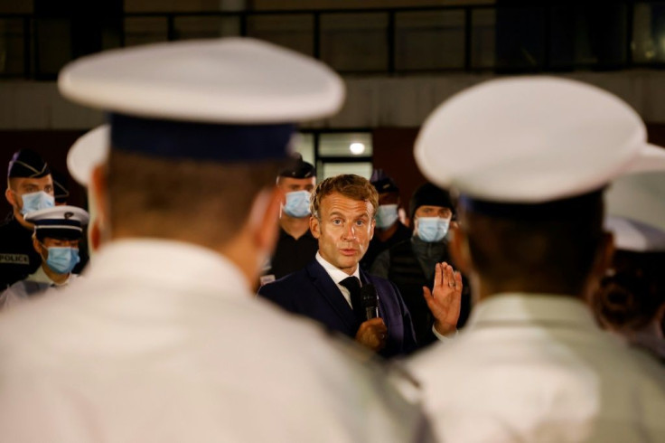 Macron has promised extra police officers and magistrates for the city
