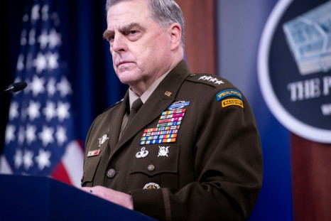 US Army General Mark Milley, Chairman of the Joint Chiefs of Staff, tells reporters about the pain felt as the Afghanistan war ended and tough choices were made