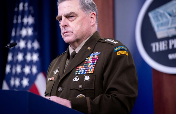 US Army General Mark Milley, Chairman of the Joint Chiefs of Staff, tells reporters about the pain felt as the Afghanistan war ended and tough choices were made