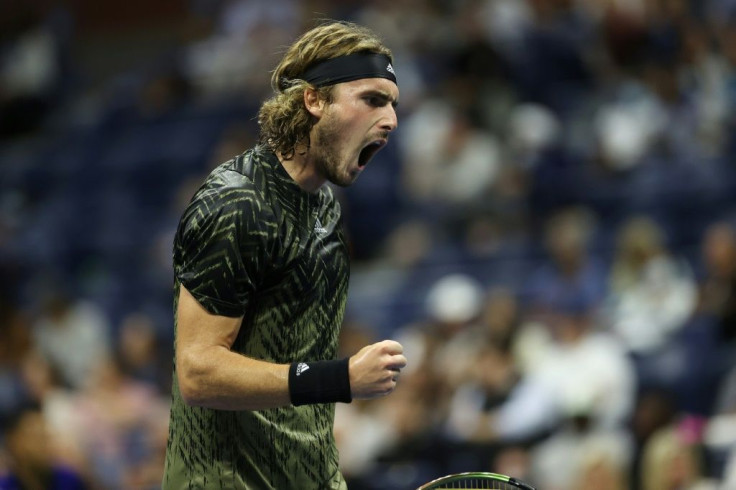 Greek third seed Stefanos Tsitsipas took another of his trademark long toilet breaks and didn't drop a game after that in beating Frenchman Adrian Mannarino on Wednesday at the US Open