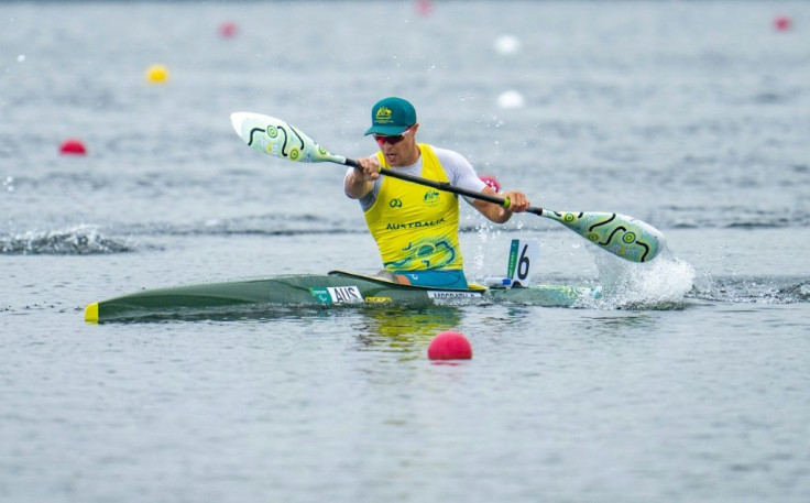 No regrets: Curtis McGrath powers to gold in the KL2 canoe sprint final at the Sea Forest Waterway Friday