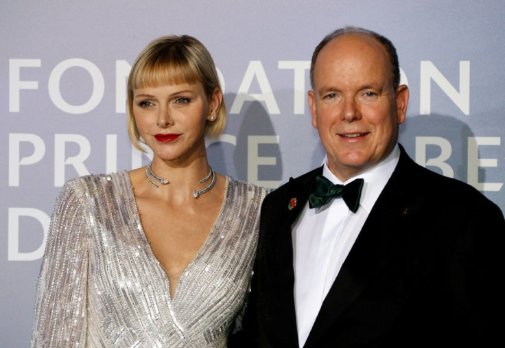 Prince Albert and Princess Charlene at an environmental gala in Monaco in September last year