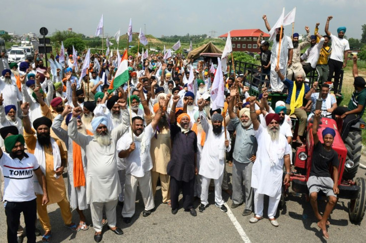 Farmers and union leaders said they would fight for their rights and continue their sit-in
