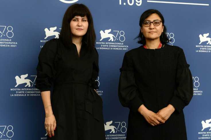 Sahra Mani (R) on August 15 "had to take the hardest decision in my life: to stay or leave the country." She left.