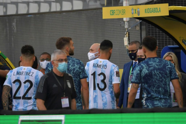 The World Cup qualifier between Brazil and Argentina descended into chaos on Sunday