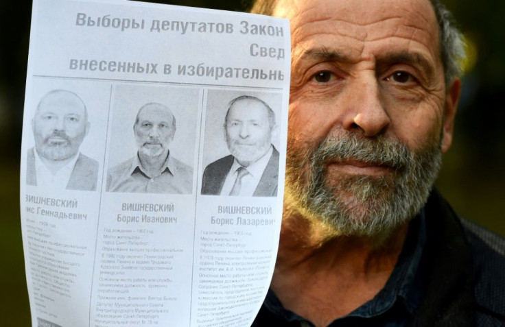 The liberal Yabloko party's Boris Vishnevsky says candidates changed their names and appearance to look like him in order to confuse voters in Saint Petersburg