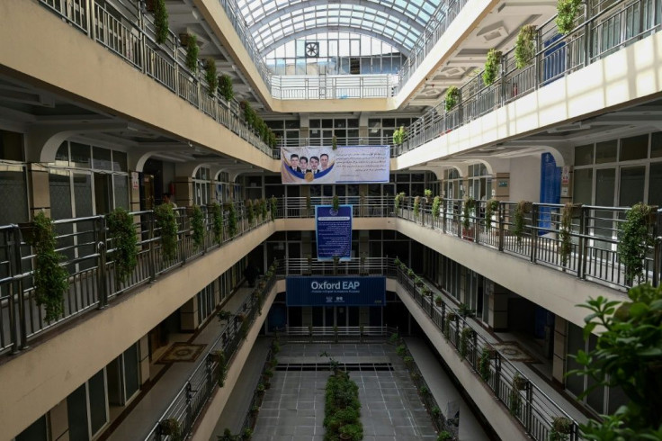 Usually, campus corridors at Gharjistan University in Kabul on the first day of term would be packed full of students, but on September 6, there was a strikingly low turnout