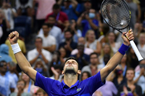 Serbia's Novak Djokovic reached the US Open quarter-finals and needs only three more wins to complete the first men's singles calendar-year Grand Slam in 52 years
