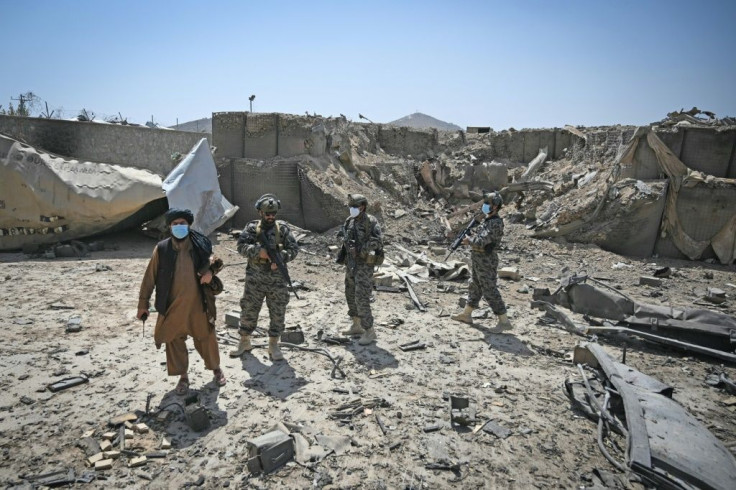 Only a heap of rubble and twisted metal remain in what was the last CIA base in Afghanistan