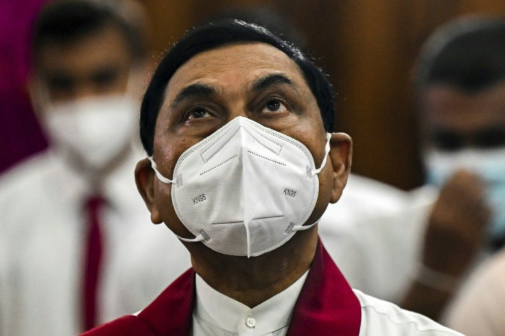 Sri Lanka's finance minister Basil Rajapaksa said state coffers had suffered huge losses