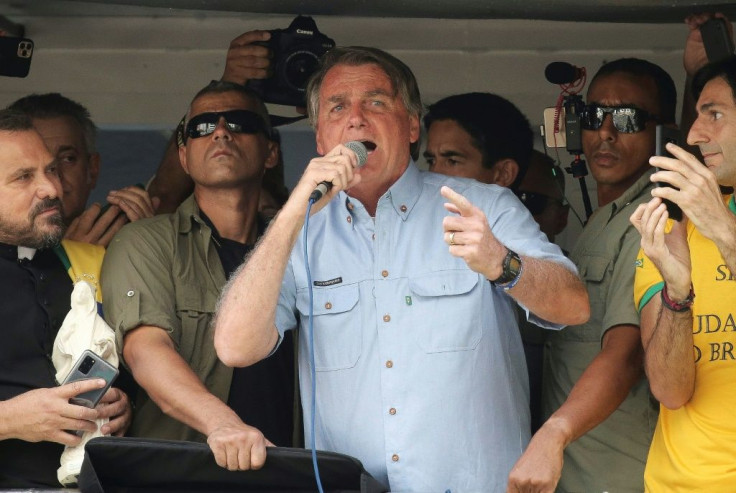 Brazilian President Jair Bolsonaro enthralled his far-right supporters during huge rallies marking the country's independence day on September 7, 2021, even as he fought record-low poll numbers and a weakening economy