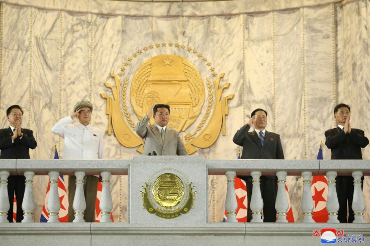 The parade marked the foundation day of the Democratic People's Republic of Korea, as the North is officially known