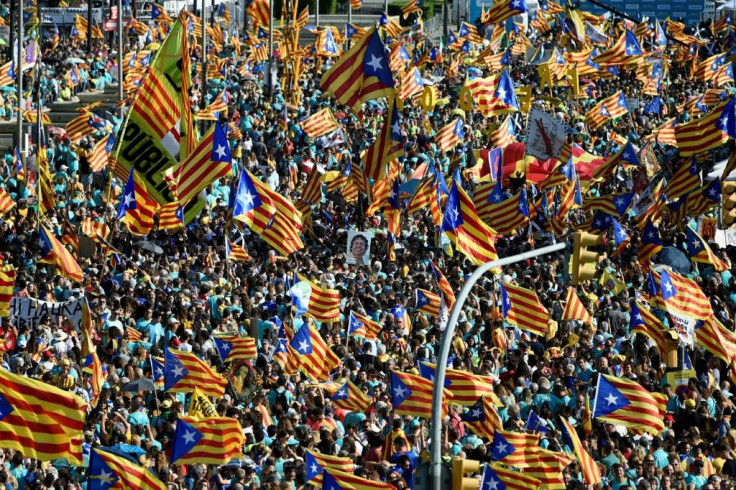 This year's celebrations will be the first since Spain pardoned nine separatist leaders