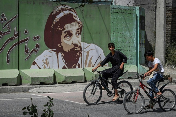 There are murals and billboards all over Kabul with the face of revered Afghan guerrilla commander Ahmad Shah Massoud