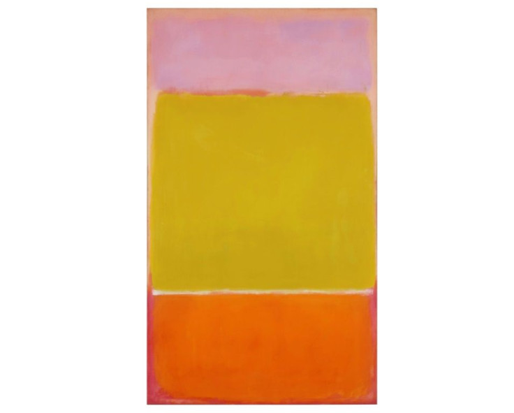 This undated image courtesy of Sotheby's shows Mark Rothko's, "No. 7", from 1951, part of the Macklowe collection that the auction house will sell