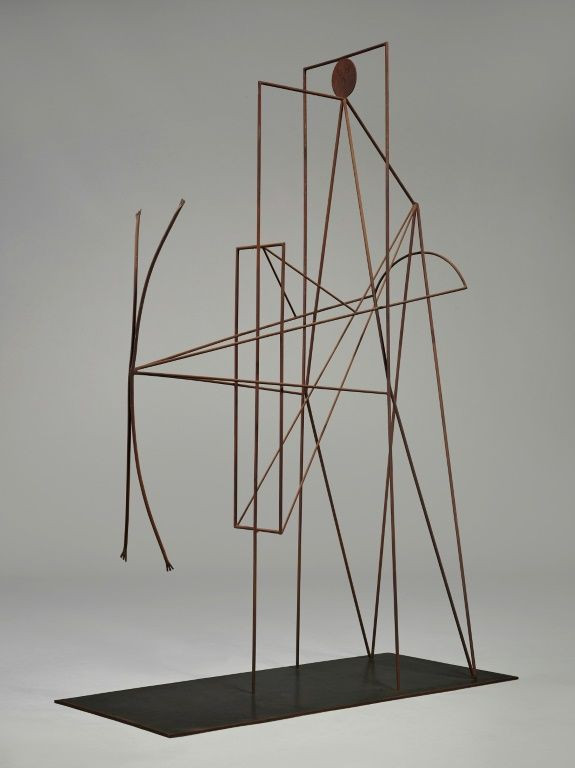 This undated image courtesy of Sotheby's shows Pablo Picasso's "Figure (Project for a monument to Guillaume Apollinaire)" part of the Macklowe collection that Sotheby's will sell