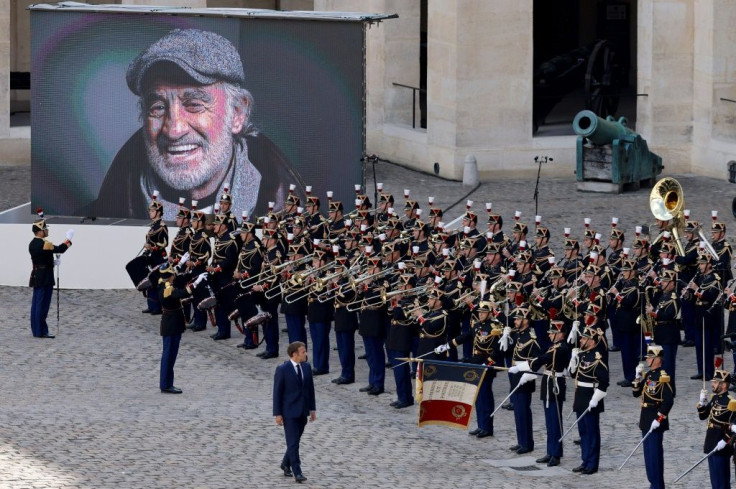 President Emmanuel Macron led tributes to Belmondo