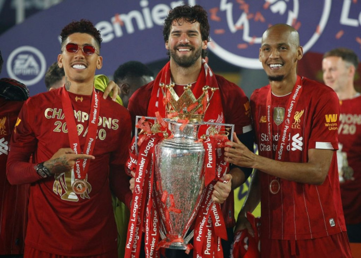 Liverpool's Brazilian trio (from left to right) Roberto Firmino, Alisson Becker and Fabinho could miss the Premier League match against Leeds