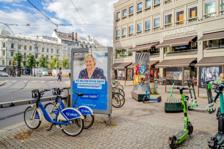 Norway's Prime Minister Erna Solberg has been in power for eight years