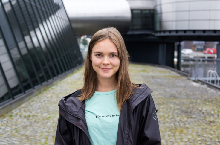 'Oil belongs in a museum,' says Ulrikke Torgersen, the Greens candidate in Stavanger, Norway's oil capital, in Monday's legislative elections