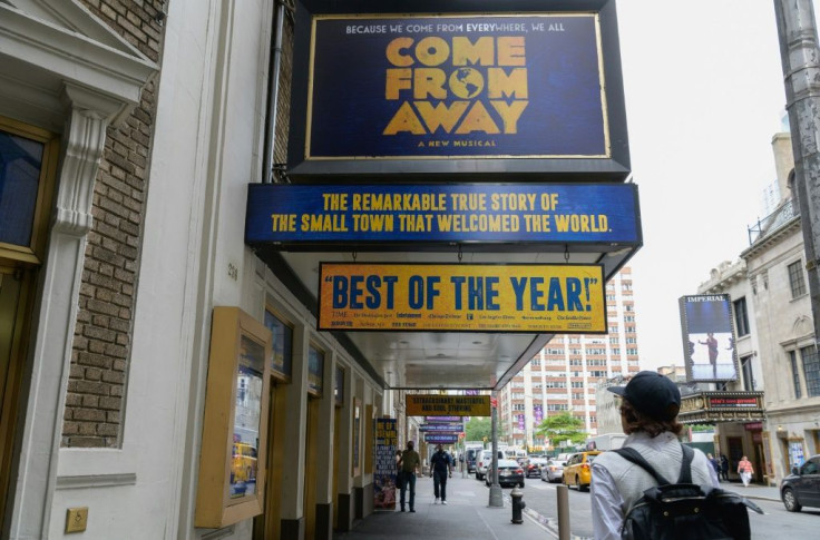 The Schoenfeld Theatre on in New York which is showing "Come from Away"