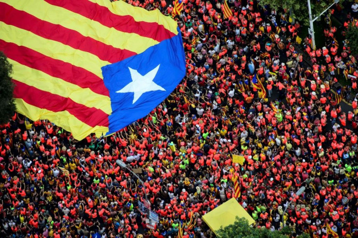 At their peak, the Diada day demonstrations brought 1.8 million pro-Catalan independence protesters onto the street
