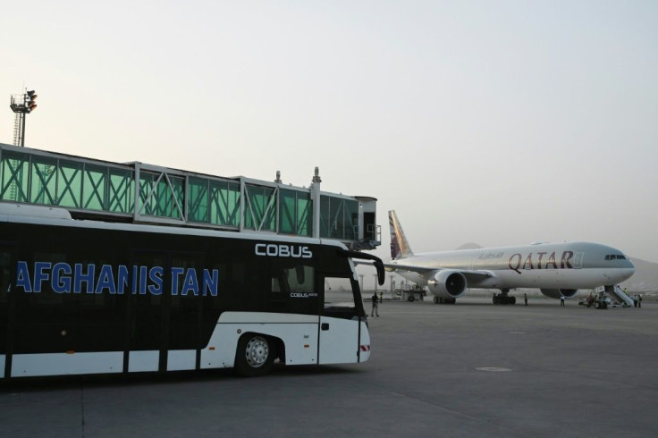 About 200 uprooted young Afghans arrived in the Qatar capital Doha aboard flights from Kabul in recent weeks