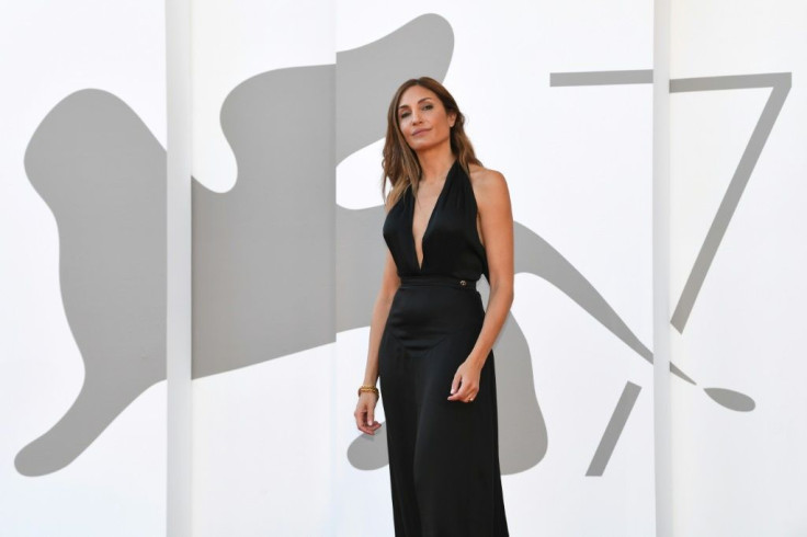 French director Audrey Diwan at the premiere of "Happening" in Venice.