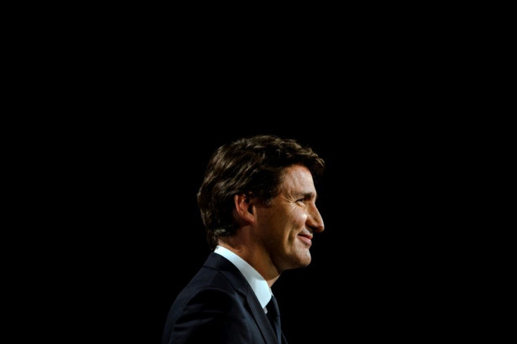 Canadian Prime Minister and Liberal leader Justin Trudeau was targeted on the campaign trail by a protester who apparently threw gravel at him