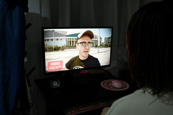 Vlogger Jason Lightfoot regularly posts about Western 'lies' against China