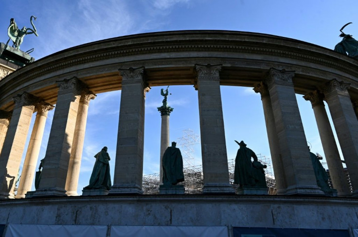 The pope will celebrate an open-air mass on the Hungarian capital's vast Heroes' Square