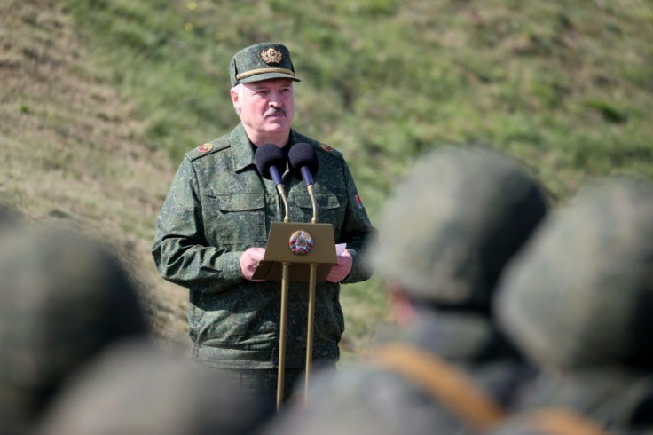 Lukashenko praised Russian and Belarusian troops for their 'high state of readiness' to defend their borders