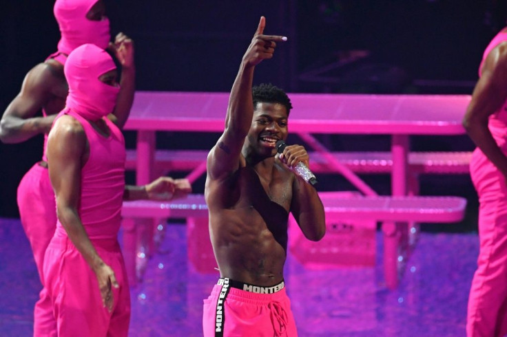 Lil Nas X shown here performing at the VMAs, where he snagged the night's top Video Of the Year award