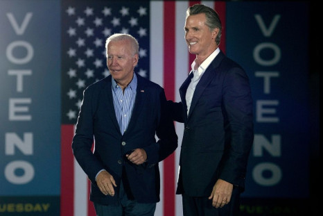 President Joe Biden flew to California to lend his support to Governor Gavin Newsom, who is facing a recall election