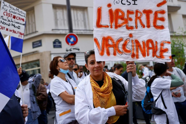 Tens of thousands of health workers and carers remain unvaccinated despite an ultimatum from President Emmanuel Macron to get the jab or face suspension without pay