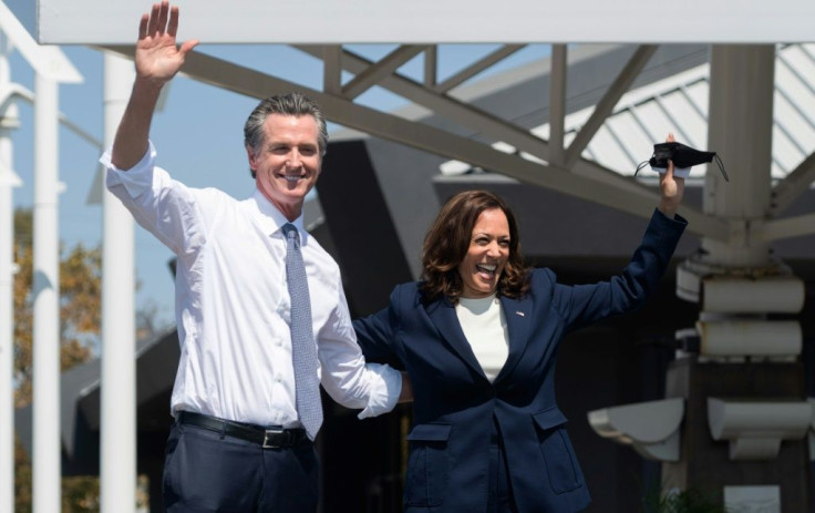 The Democratic Party firmament came out to shine for Newsom, including Vice President Kamala Harris