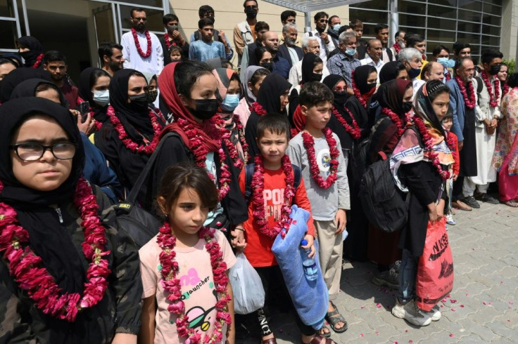In total, more than 75 people crossed the northern border after the Taliban swept back into power
