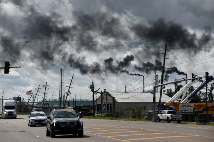 US industrial production was held down in August by the damage inflicted by Hurrican Ida, especially on oil and chemical plants in Louisiana