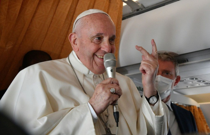 The pope is a strong advocate of coronavirus vaccines and has previously expressed his incomprehension with those who refuse to take it