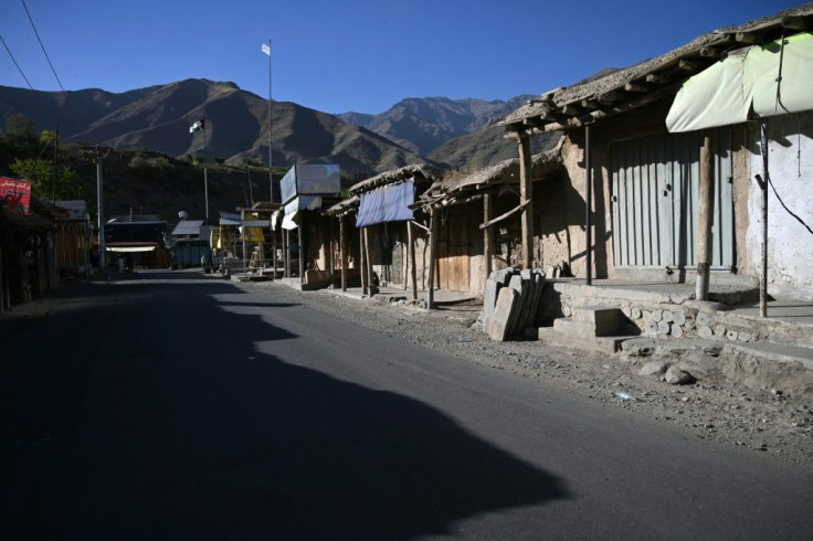 Markets and shops in Panjshir's villages are deserted with very few businesses still open