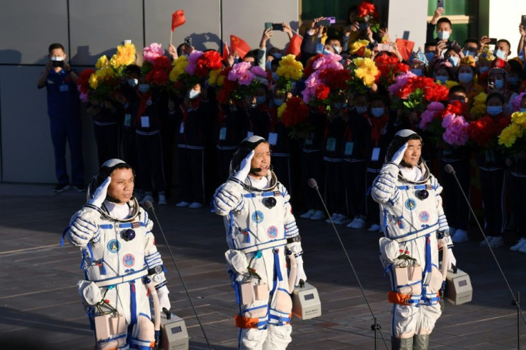 The launch of Beijing's first crewed mission in nearly five years coincided with the 100th anniversary of the ruling Communist Party