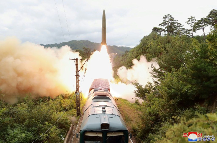 North Korea tested ballistic missiles hours before the South's SLBM tests