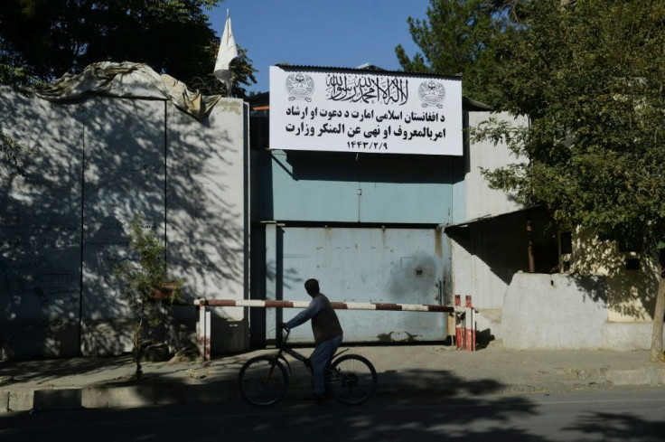 The Taliban have said they would implement a more moderate rule this time around but the reemergence of the vice ministry is seen as an ominous sign