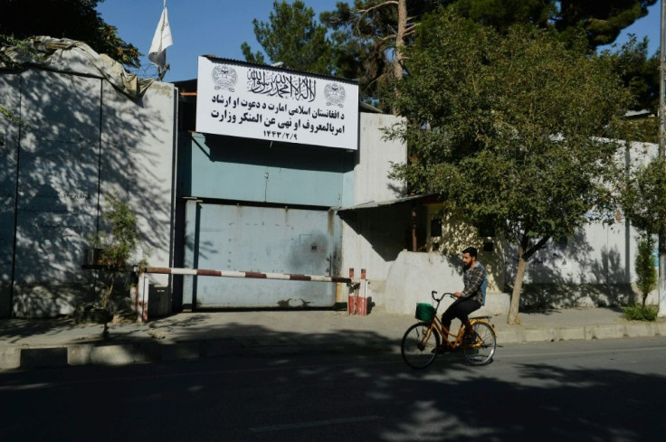 The Taliban appear to have shut down the government's ministry of women's affairs and replaced it with the Ministry for the Promotion of Virtue and Prevention of Vice